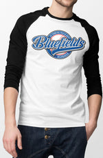 Bluefields Two Tone 3/4 Sleeve Men's Baseball T-Shirt