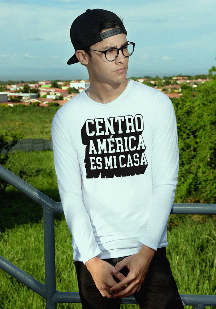 CENTROAMÉRICA Es Mi Casa 02 Long Sleeve Fitted Crew