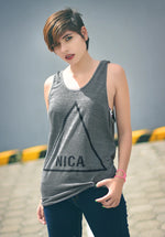 Nica Triangle Women's Racerback Tank