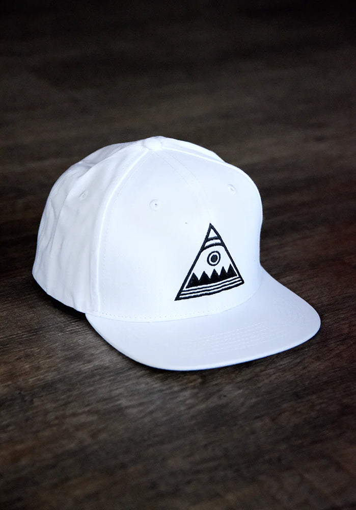 White Escudo Snapback Hat