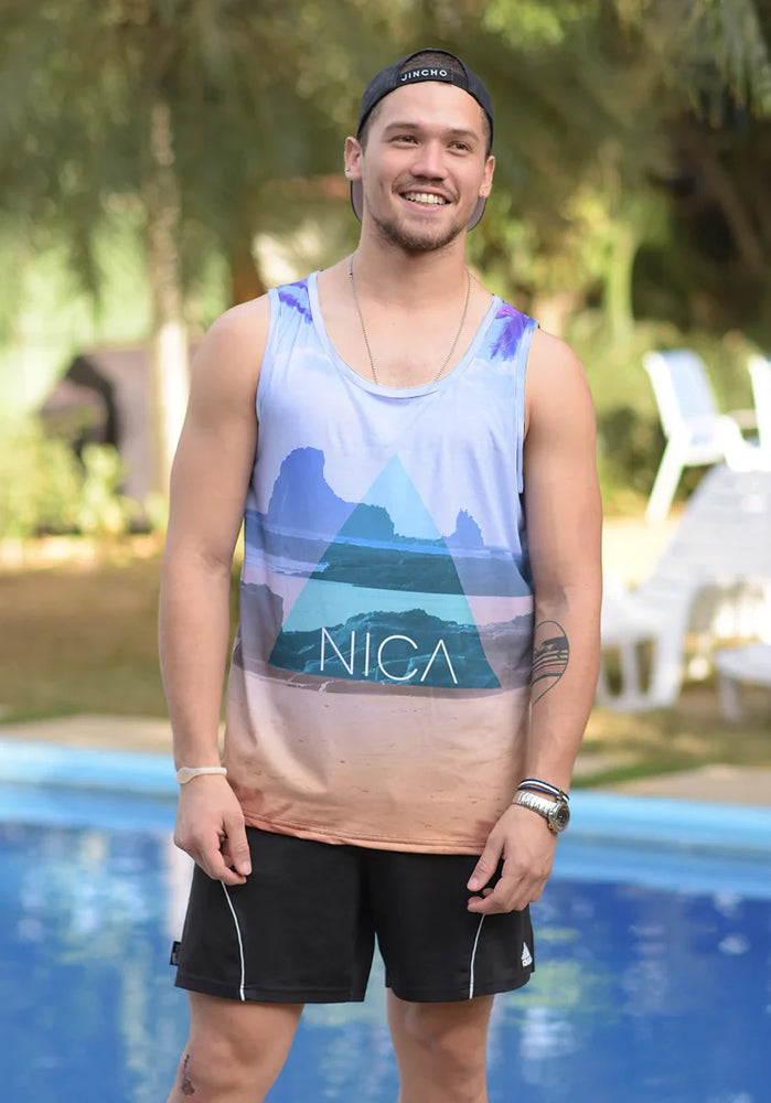 NICA Triangle Men's Beach Tank Top