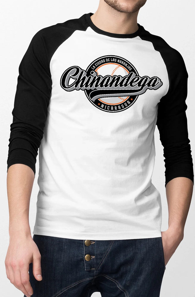 Chinandega Two Tone 3/4 Sleeve Men's Baseball T-Shirt