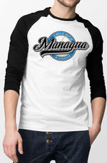 Managua Two Tone 3/4 Sleeve Men's Baseball T-Shirt