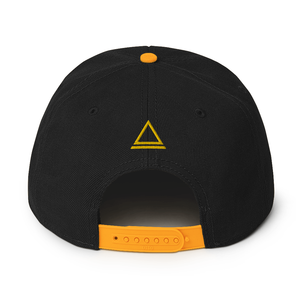 Black & Yellow NIKA Snapback Hat