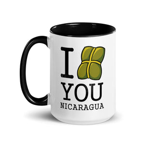 I (Nacatamal) You! Nicaragua Mug with Color Inside