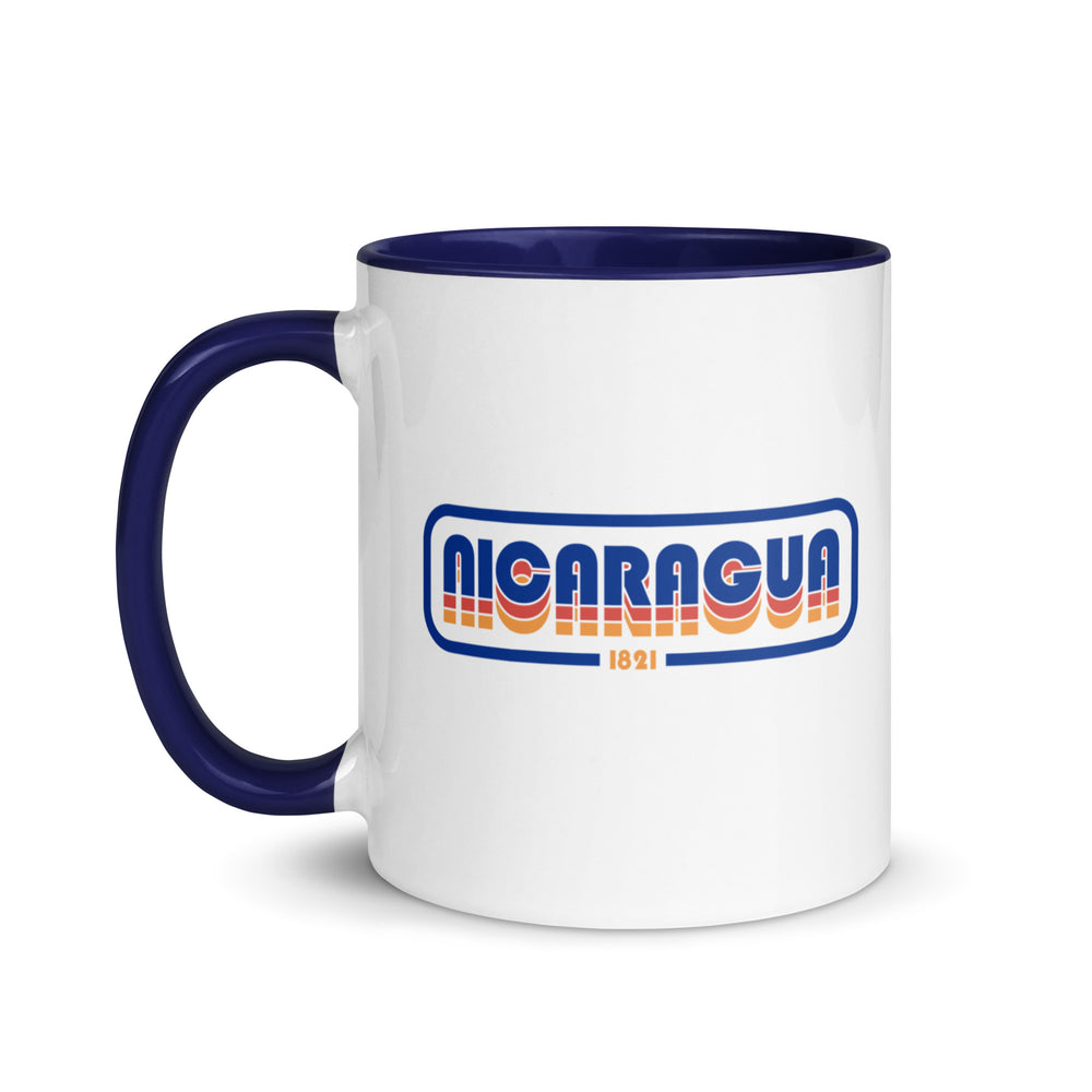 Nicaragua Retro Mug with Color Inside