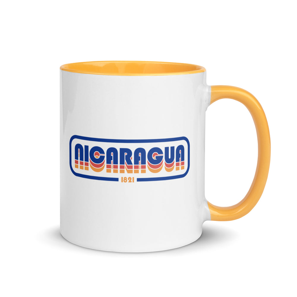 Nicaragua Retro Mug with Color Inside